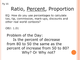 ppt ratio percent proportion