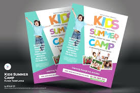 Summer Camp Flyer Template Ideas Helenamontana Info