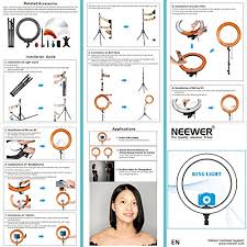 Neewer Camera Photo Video Lightning Kit 18 Inches 48 Centimeters Outer 55w 5500k Dimmable Led Ring Light Light Stand Bluetooth Receiver For Smartphone Youtube Vine Self Portrait Video Shooting 0bd8709a58c125316dba9ff87cb1dbb0 Pcpartpicker
