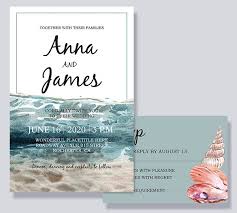 Wedding invitation wording templates are definitely helpful, but sometimes it's better to see how it looks all together. Useful Beach Wedding Invitations Wording Ideas That Impress Your Guests