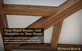 installing wood ceiling beams
