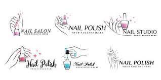nail polish vector art icons and