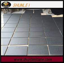 dark grey flamed granite flooring tile