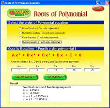 solving polynomial equations maths