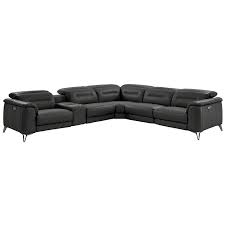 Anabel Gray Leather Power Reclining