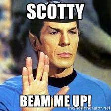 scotty beam me up spock meme generator
