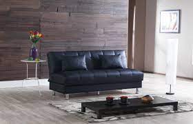 eco rest zen black leatherette sofa by
