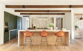 wooden floors in the kitchen