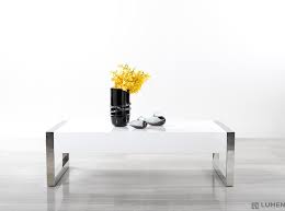 Glossy White Modern Coffee Table