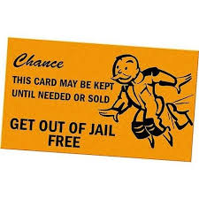 A favorite childhood game by hasbro monopoly showing where the car landed on the go to jail spot. Get Out Of Jail Free Card Aerostich Riderwearhouse