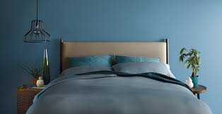 Create a beautiful color palette with gorgeous neutral paint technically aqua, pale powder looks nearly white in large, bright spaces and more blue/green in contrary to popular belief, rich colors can make a smaller room feel larger while maintaining a cozy. Blue Bedroom Walls Ideas And Inspirational Paint Colors Behr