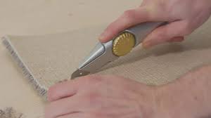 how to cut carpet with a stanley knife