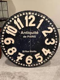 Large Decorative Antiqued Clock Face