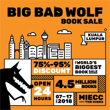 It is based on the story of the 3 little pigs and big bad wolf. Big Bad Wolf Book Sale At The Mines 7 December 2018 17 December 2018