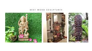 wooden sculptures for the home the