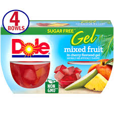 dole fruit bowls mixed fruit in sugar