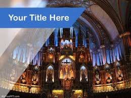 Free Notre Dame Basilica Ppt Template Download Free
