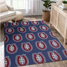 nhl repeat montreal canadians area rug