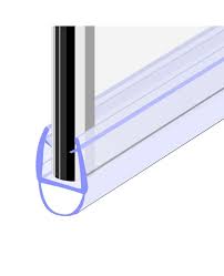 Glass Shower Door Rubber Seal Strip Gap