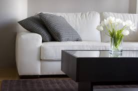 how to clean a white leather couch