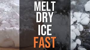 how to melt dry ice fast the 6 fastest