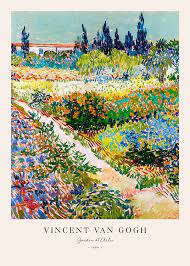 Van Gogh Garden At Arles Poster