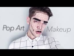 guy pop art makeup you