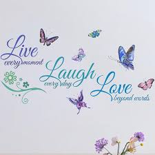 Live Laugh Love Wall Decal Art