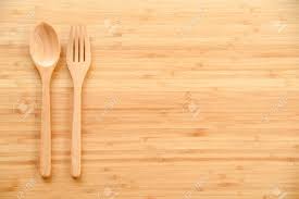 Available for free download, for any projects. Wooden Spoon And Fork On Wood Texture Of Dining Table From Top Stock Photo Picture And Royalty Free Image Image 53693837