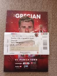 exeter city v ipswich town 19th