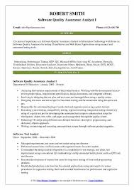 How to make a cover letter (basic format). Software Quality Assurance Analyst Resume Samples Qwikresume