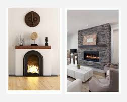 How To Whitewash Stone Fireplace Step