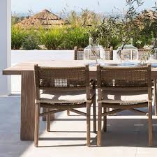 Maestro Outdoor Dining Table In Natural