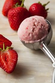 homemade strawberry ice cream only