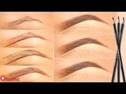 how to draw natural eyebrows in 6