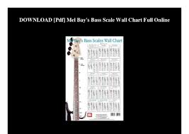 Download Pdf Mel Bays Bass Scale Wall Chart Full Online
