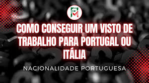 visto de trabalho para portugal