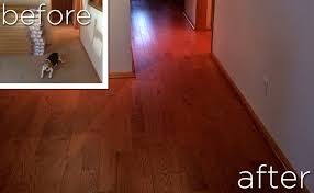 before after wood flooring home