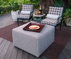 Custom Outdoor Ottomans All Weather