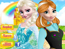 elsa and anna makeup frozen games