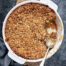 perfect apple crumble with oats easy