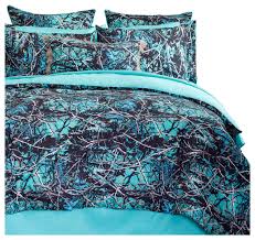 serenity camo blue comforter set