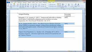 formatting apa tables in ms word you