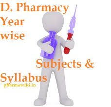 D Pharmacy Year Wise Subjects Syllabus D Pharma First
