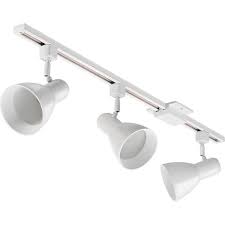 Lithonia Lighting Ltknstbf Series Track Kit 3 Light 44 In Matte White Dimmable Standard Linear Track Lighting Kit In The Linear Track Lighting Kits Department At Lowes Com