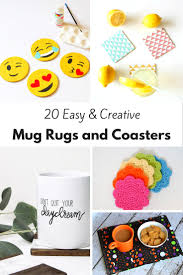 creative diy mug rugs and coaster