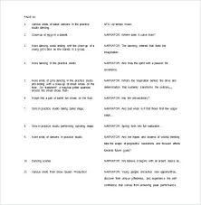 Script Outline Template 7 Free Word Excel Format Download Writing