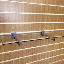 Slatwall Glass Shelves 1050mm Wide