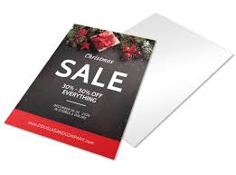 Christmas Sale Holiday Marketing Flyer Template