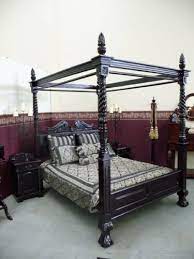 Four Poster Mahogany Bed